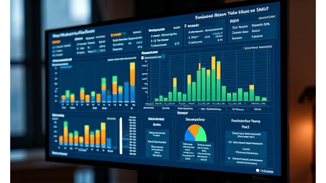 Screenshot of an executive Business Intelligence dashboard with interactive charts, graphs, and KPIs for data-driven insights.