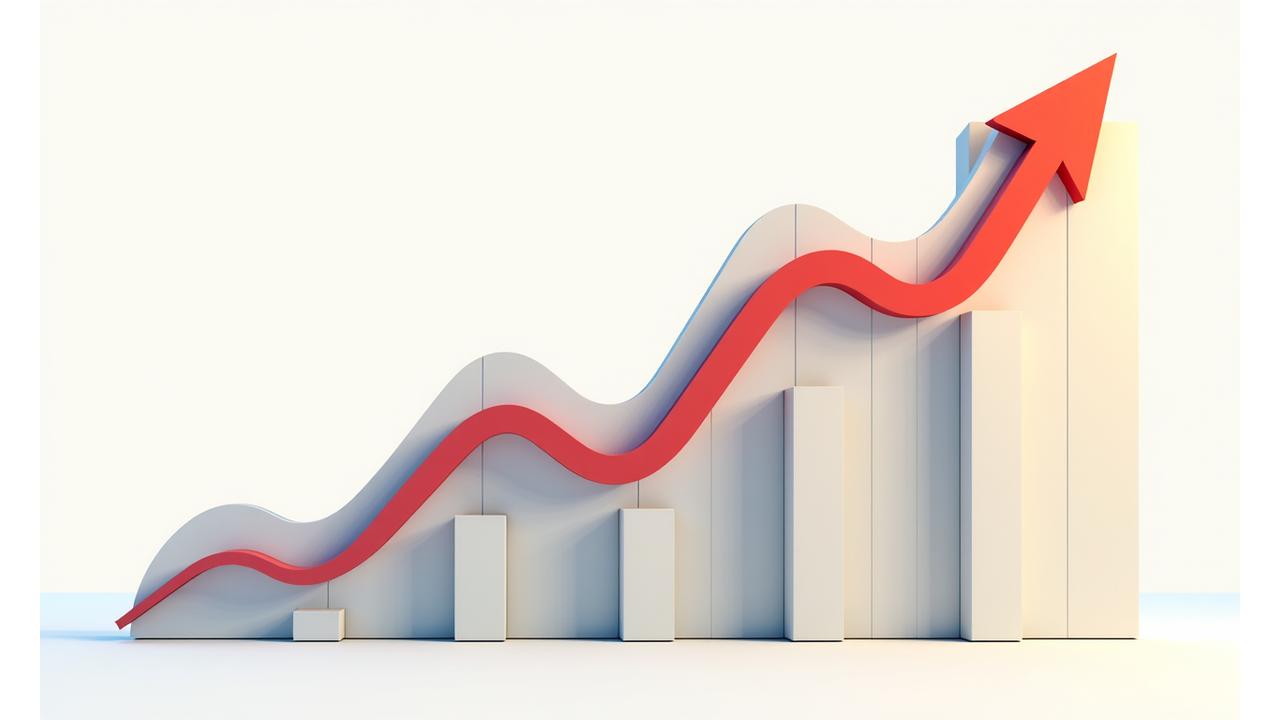Graphic showing various Miami startup growth charts and positive outcomes