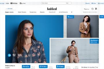 Screenshot of a sleek e-commerce platform's homepage with high-quality product images and intuitive navigation.