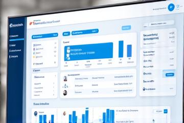 Screenshot of a clean enterprise portal dashboard showing workflow automation and team collaboration tools.